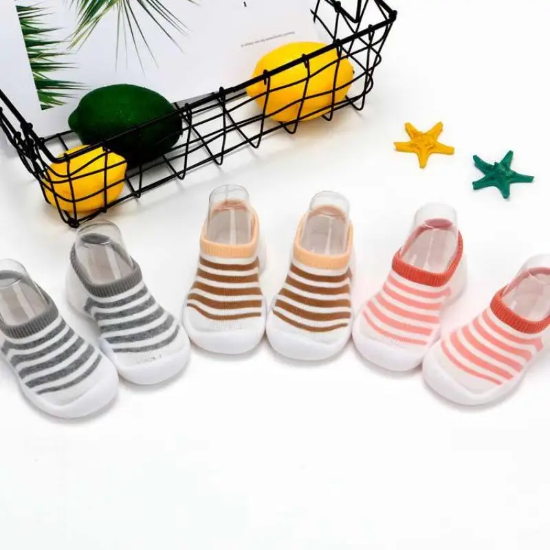 Детские носки для пола обувь малышей повседневная сетчатая девочек и мальчиков