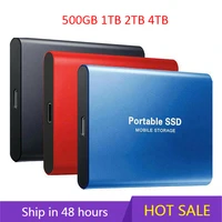 4tb 2tb ssd hard drive 500gb1tb portable ssd external ssd hard drive for laptop desktop type c usb3 1 ssd portable flash memory
