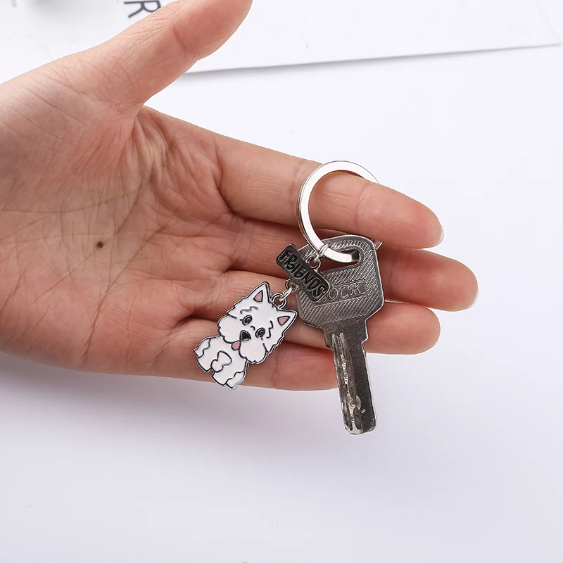 2 шт./лот модный брелок для домашних питомцев собака лучший друг подарок милая