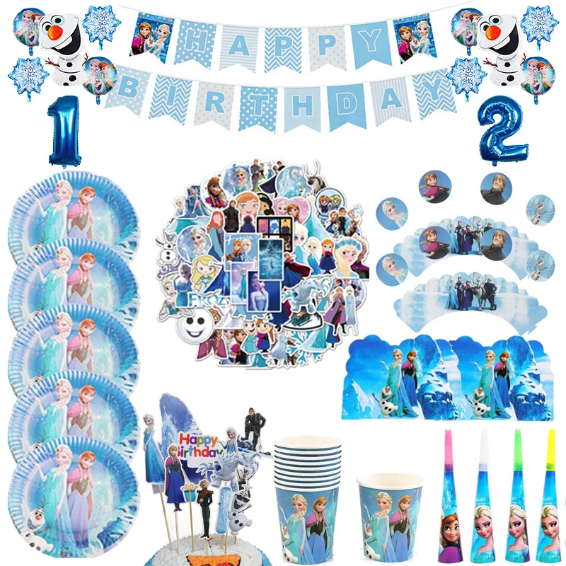 Дисней Анны и Эльзы из мультфильма Холодное сердце платье принцессы темы