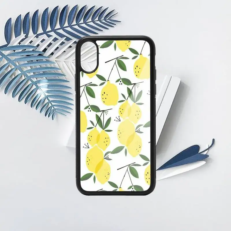 

lemon Fruit food carcasa Phone Case PC for iPhone 11 12 pro XS MAX 8 7 6 6S Plus X 5S SE 2020 XR