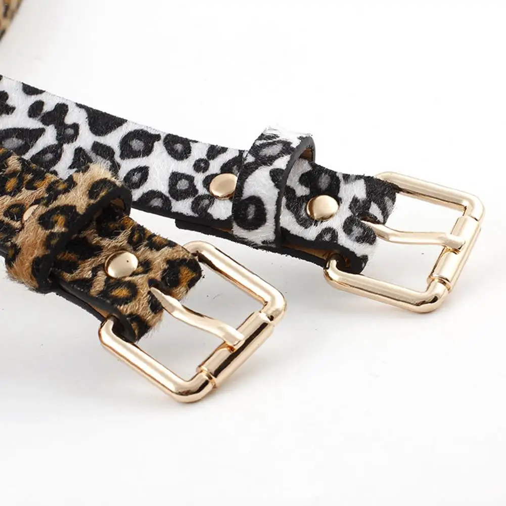 Пояс с леопардовым принтом женский модный пояс декоративный ремень из конского