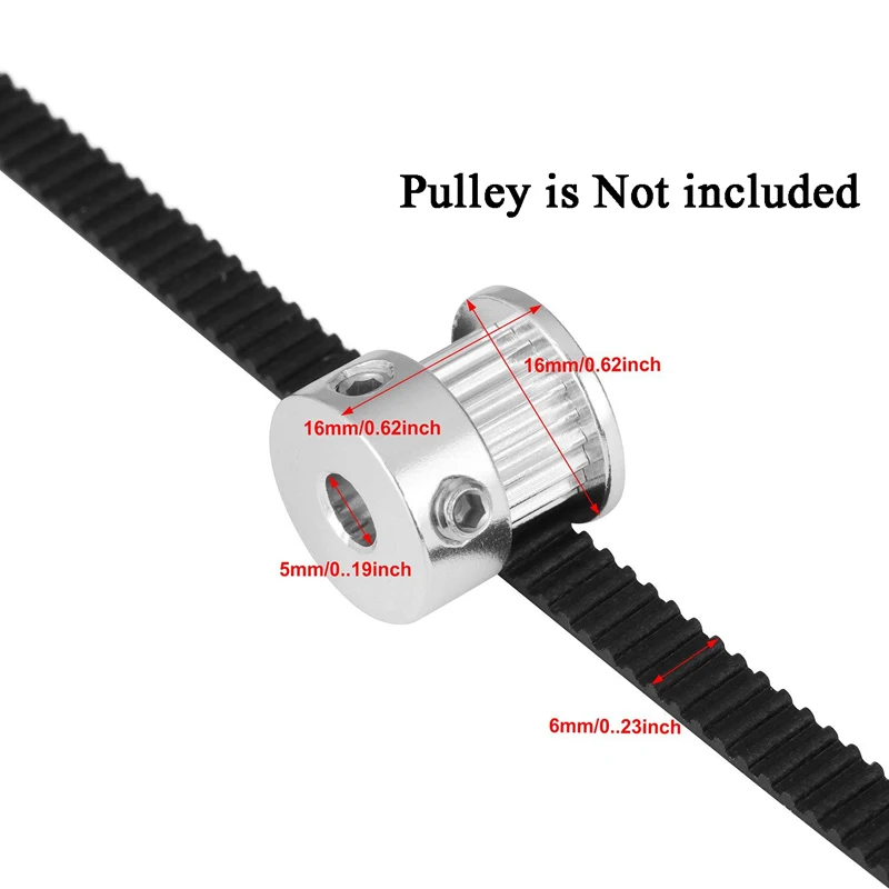 GT2 замкнутый контур зубчатый ремень резиновый 2GT 6 мм 3D принтеры Запчасти 110 112 122 158