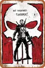 ВИНТАЖНЫЙ ПЛАКАТ с надписью Punisher Not Vengeance, Настенный декор для бара, кафе, сада, спальни, офиса, отеля 20x30