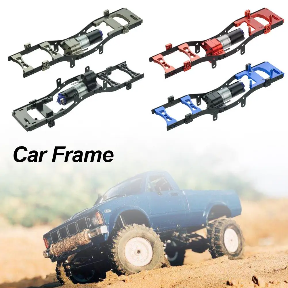 

RC Wheelbase Parts Fits For WPL C14 C24 MN99s Car Truck Body Chassis Frame Kit RC Wheelbase Crawler Car Accessories