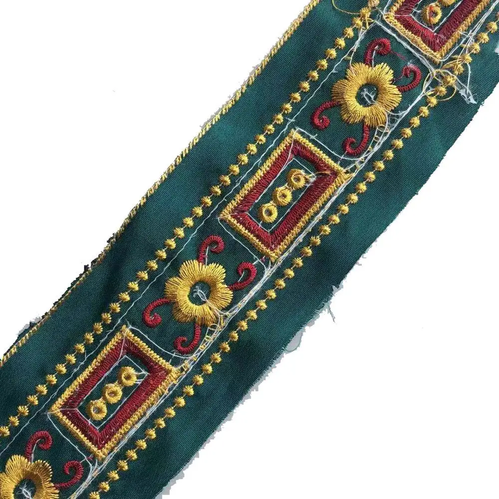 Ширина около 5 см 10 ярдов/партия плетеная жаккардовая из Полиэстера Лента с