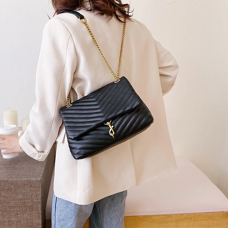 

Handbags Ladies Crossbody Bags for Women Casual Small Messenger Bags Fashion Designer Women Chain Pu Leather Shoulder Bag High