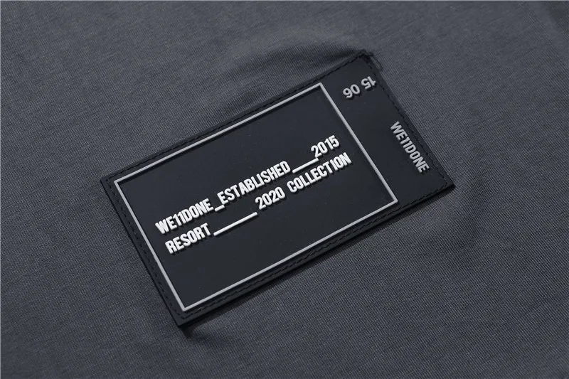 

WE11DONE T Oversize shirt Men Women Top Tees Small Printing WELLDONE T-shirts