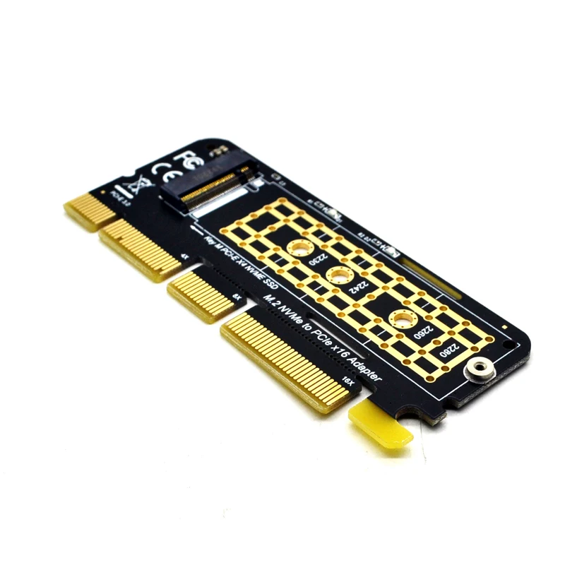 M.2 NVMe SSD в PCI E X16 конвертер карта NGFF M Key PCIe Express X4/X8/X16 HDD жесткий диск твердотельный