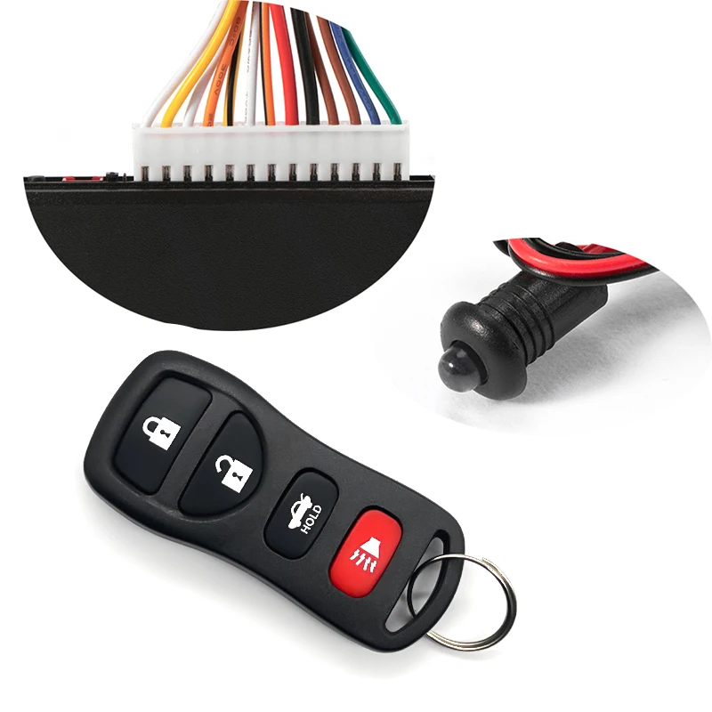 Центральный замок SINOVCLE для автомобиля универсальная система доступа без ключа 12