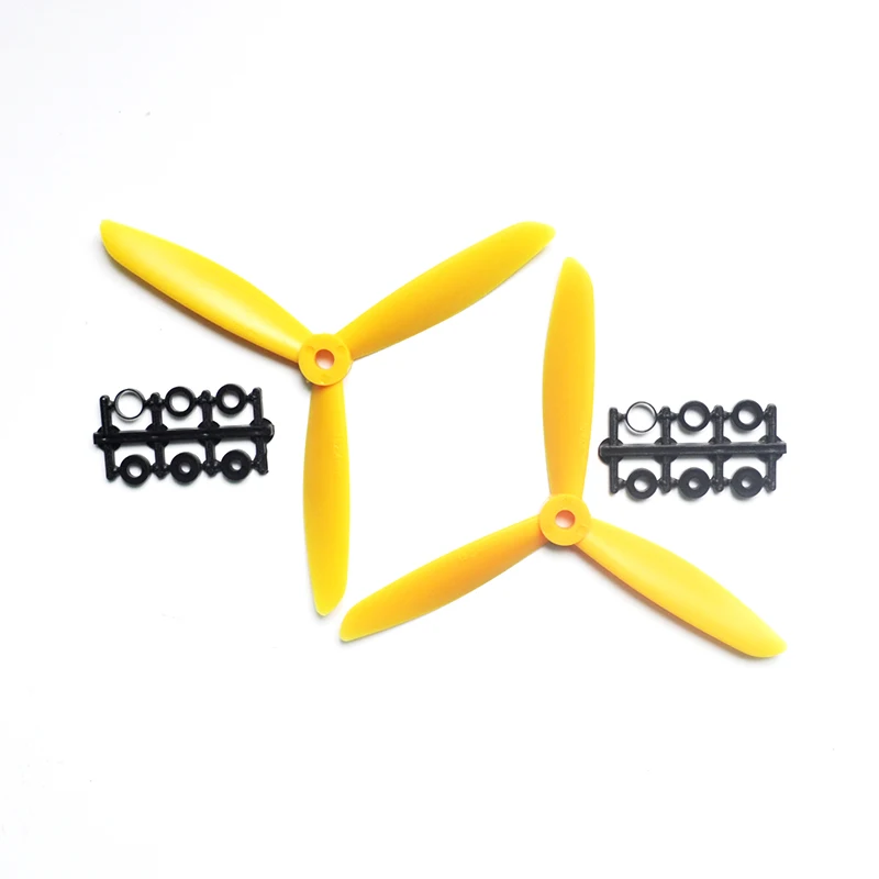 4 пары ABS CW/CCW propeller 6045 3 лезвия листа Props Three лопасть квадрокоптера Propeller для flysky Frame