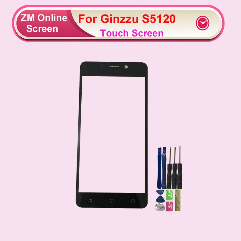 RYKKZ для Ginzzu S5120 сенсорный экран 5 0 дюймов без ЖК-дисплея дигитайзер Assebmly Замена