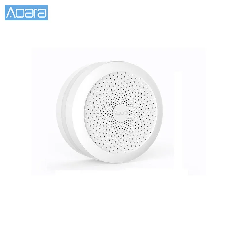 Блок управления умным домом Aqara gateway 2 хаб с RGB подсветильник кой работает