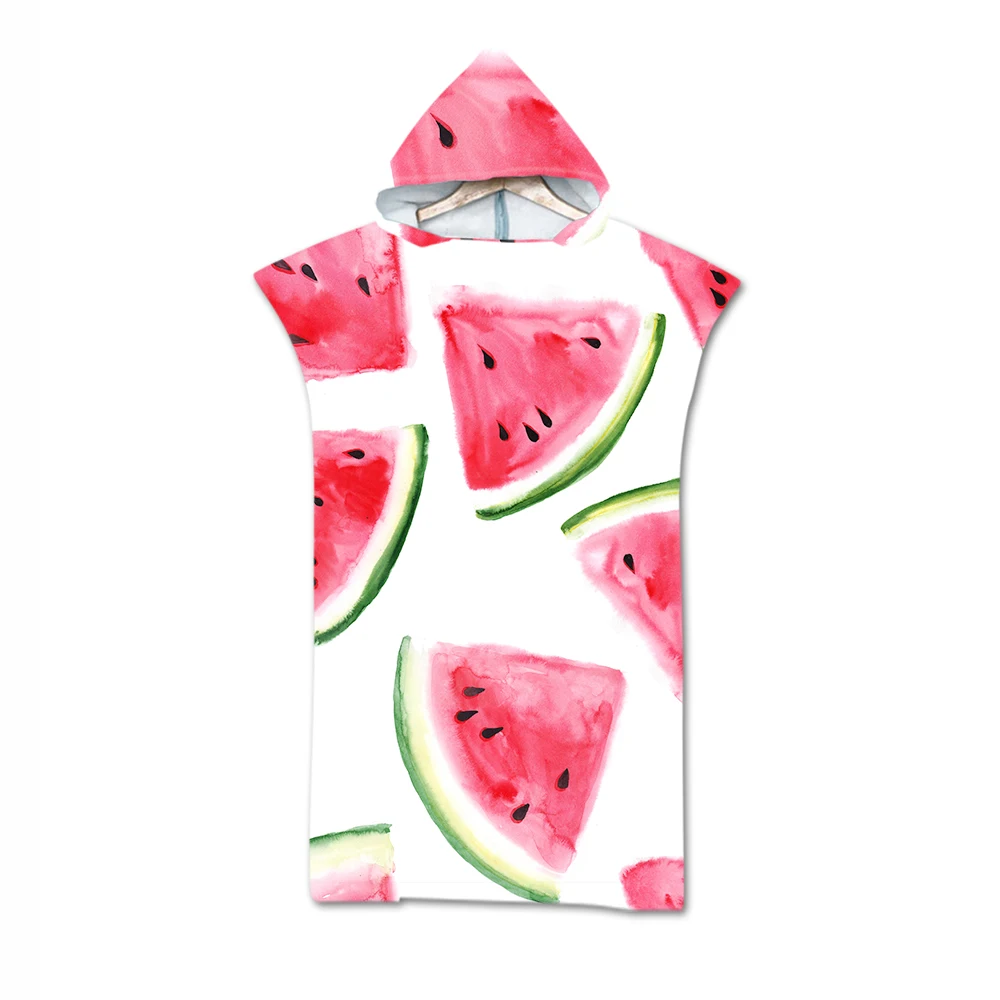 Летнее платье с арбузом для узор пляжные Полотенца взрослых быстросохнущее