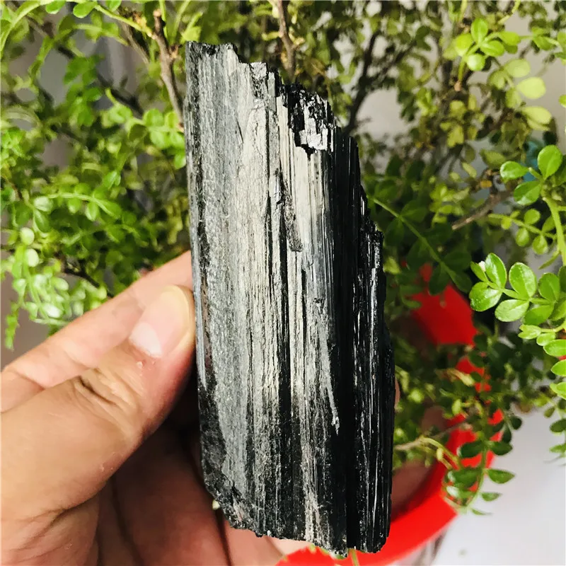 Натуральный черный турмалин хрустальный камень оригинал | Дом и сад