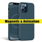 Чехол из натуральной кожи для iPhone 13, 12, 11 Pro Max Mini