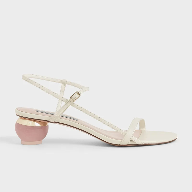 

ZAR Woman 2021 Shoes High Heels Spring Summer Black Square Toe Sexy Buckle Muller Sandals And Slippers Women Plus Size 35-41