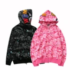 Толстовка МужскаяЖенская камуфляжная с длинным рукавом и капюшоном, в стиле Харадзюку