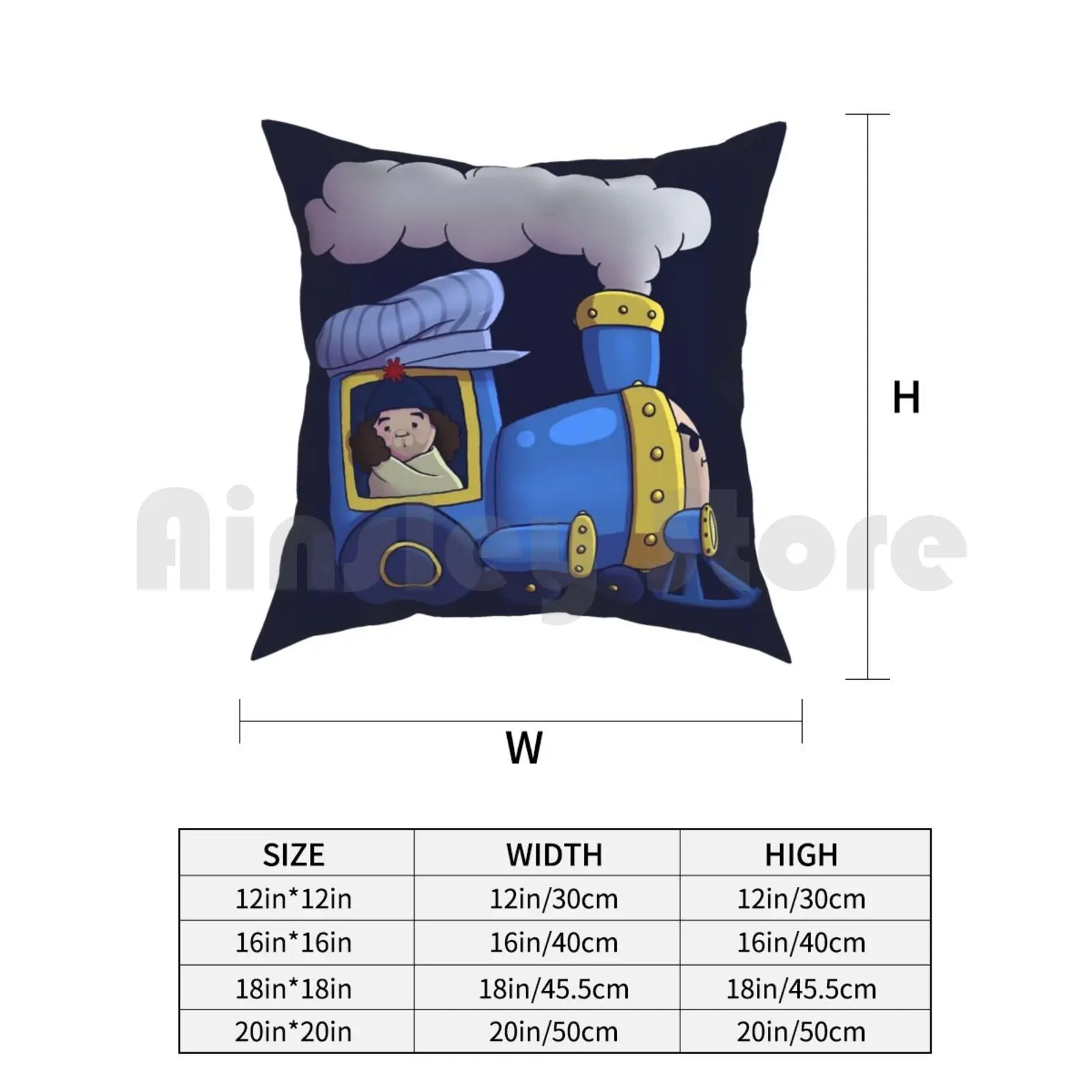 Детская мягкая подушка с принтом в виде животного