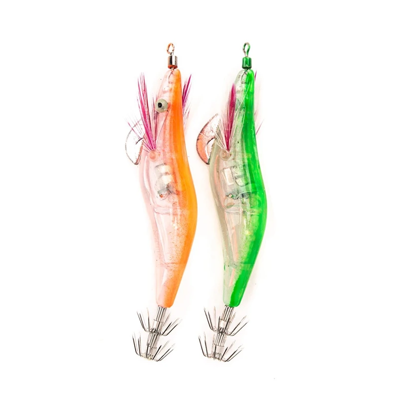 Комплект из 2 предметов с мигающими светодиодами рыболовная приманка