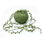 Искусственная листья виноградной лозы 5 м, искусственная листья, зеленая листья из ротанга, венок, домашний декор, настенное украшение для сада вечерние ринки, свадьбы