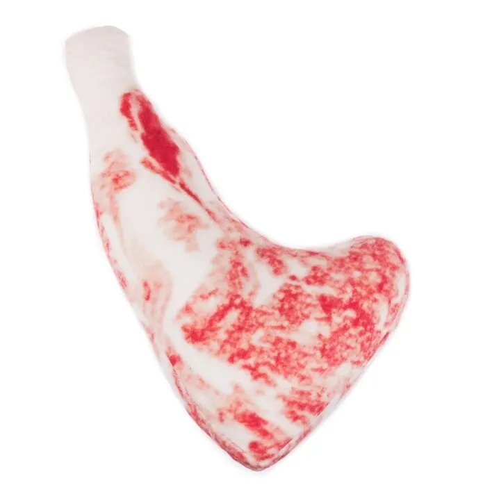 Dog toy &quotno one home&quot meat Burgundy entertaining for cats dogs free shipping |