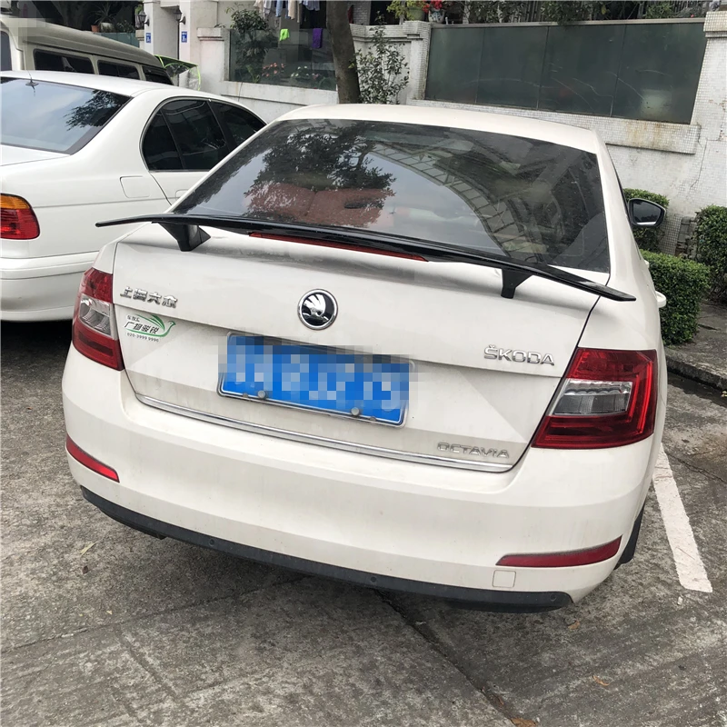 Спойлер для Skoda Octavia спортивный задний спойлер из АБС-пластика автомобиля со