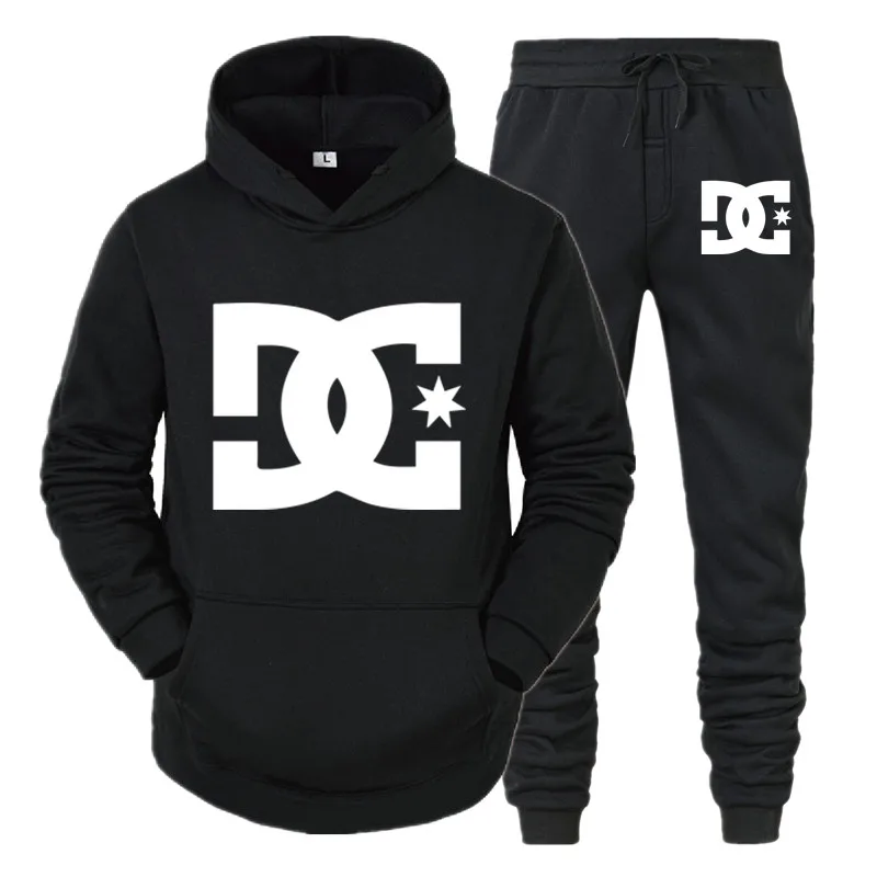 

2020 men's high quality monogram printed fashion men's hoodie + tracksuit men's autumn/winter pullovers