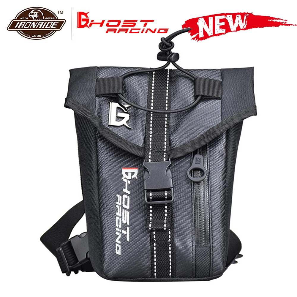 Водонепроницаемые поясные сумки GHOST RACING сумка для мотоцикла Оксфорд ног