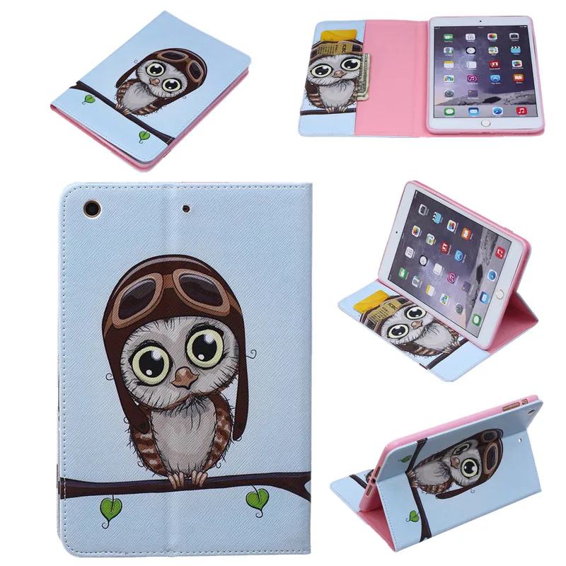 Новое поступление модные откидные чехлы из искусственной кожи с принтом для Apple