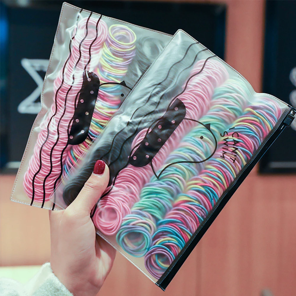 3cm Scrunchie Elastic Rubber Band Children Hair Gum Cute For Girl Ponytail Holder Accessories | Детская одежда и обувь