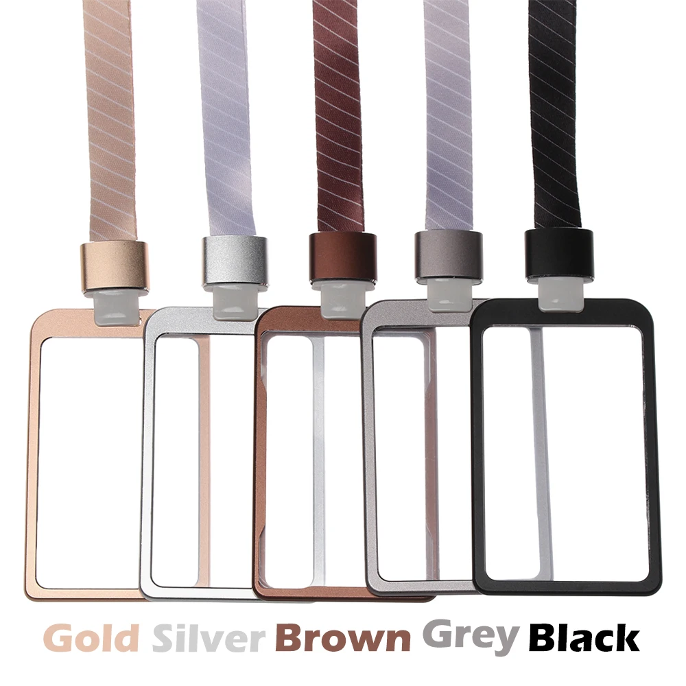 1 шт. алюминиевый значок для карт s металлический деловой чехол держатель