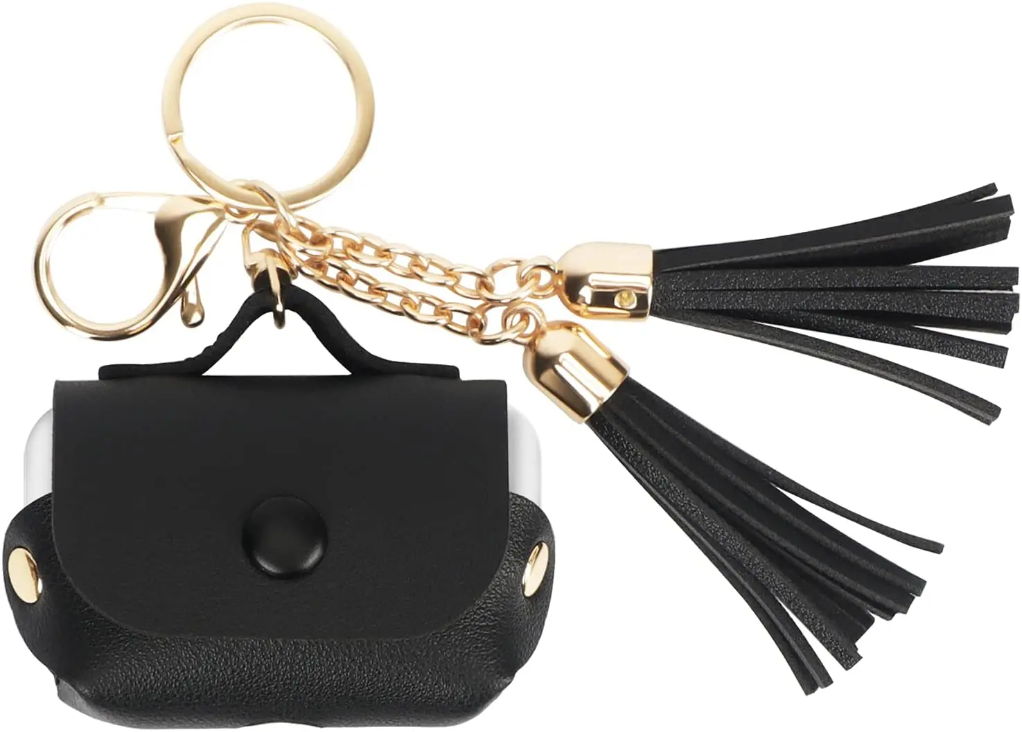 

Simpolor портативный чехол для Apple Airpods Pro, противоударный чехол премиум класса из искусственной кожи для Airpods Pro, зарядный чехол с кисточками и ме...