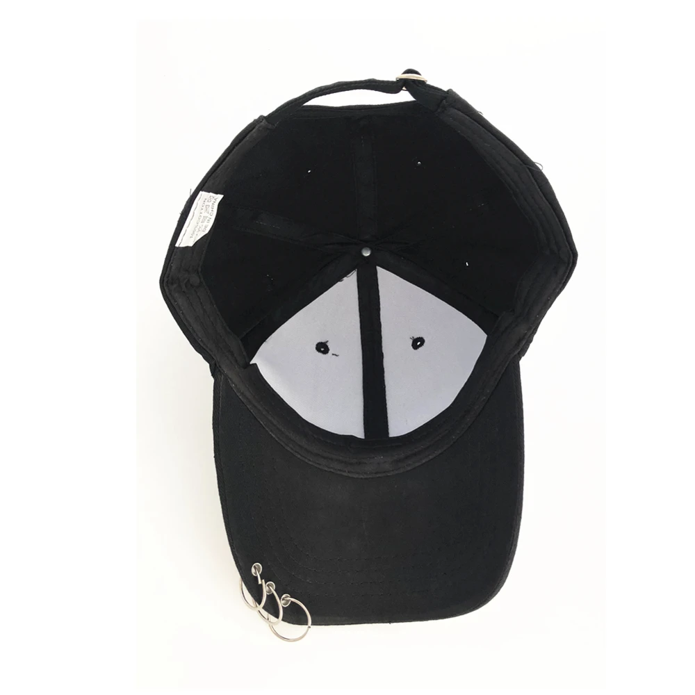 

2021 High Quality Adjustable Baseball Hat with Ring Outdoor Sports Sun Cap for Women Men Fashion Snapback Hat Usa Hat Fashion