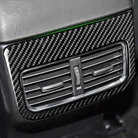 carbon fiber car armrest box rear air condition vent outlet cover decorative sticker trim for mazda cx 5 cx5 cx 5 2017 2018