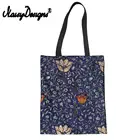 Бесшумная тканевая сумка William Morris pimpernel для девочек, хозяйственные сумки, летняя Портативная сумка, женские дизайнерские сумки