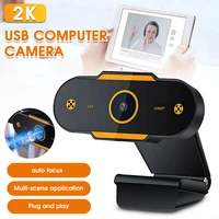 gum 2021 new 2k mini camera with microphone for computer autofocus drive free full hd 1080p webcam for conference video calling