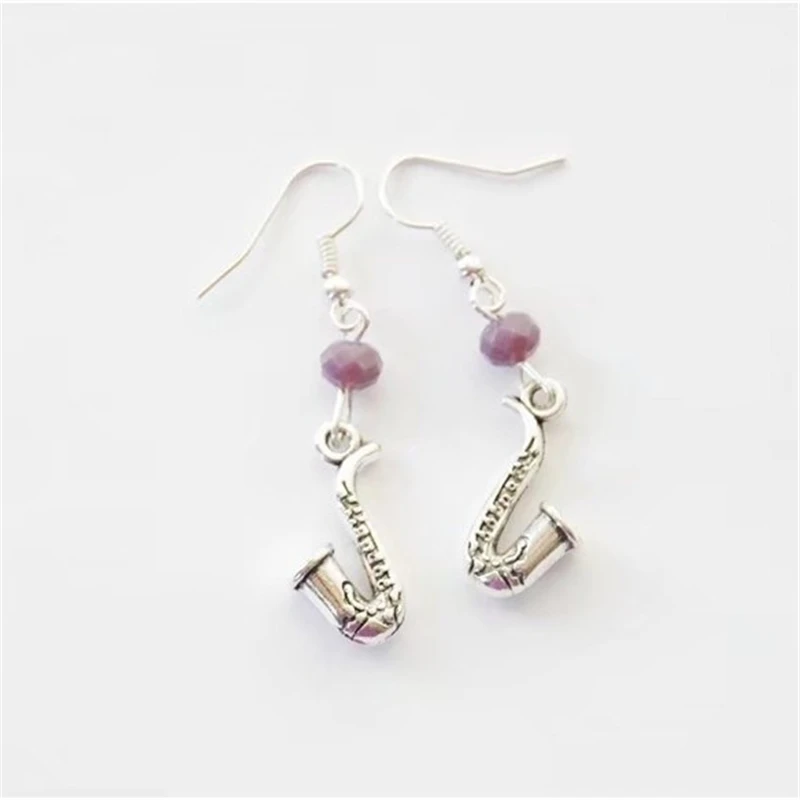 Серьги для саксофона серьги музыкантов украшения подарок учителю музыки