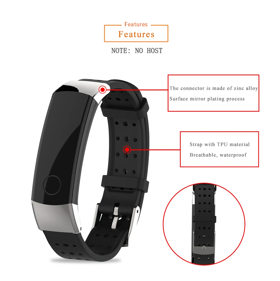 Спортивный силиконовый ремешок для huawei Honor Band 3 Смарт-часы сменный Браслет для huawei Honor 3 Аксессуары для смарт-браслета