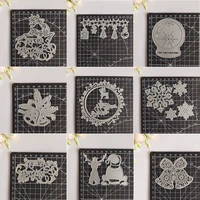 christmas belldeerblessing metal cutting dies stencils for diy scrapbooking photo album paper cards making decorative crafts