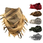 Wolfslaves 100% хлопок походный шарф для Для мужчин Военная Тактическая шимях Keffiyeh Палестина Арабская Стиль шаль Для мужчин шарф для охоты