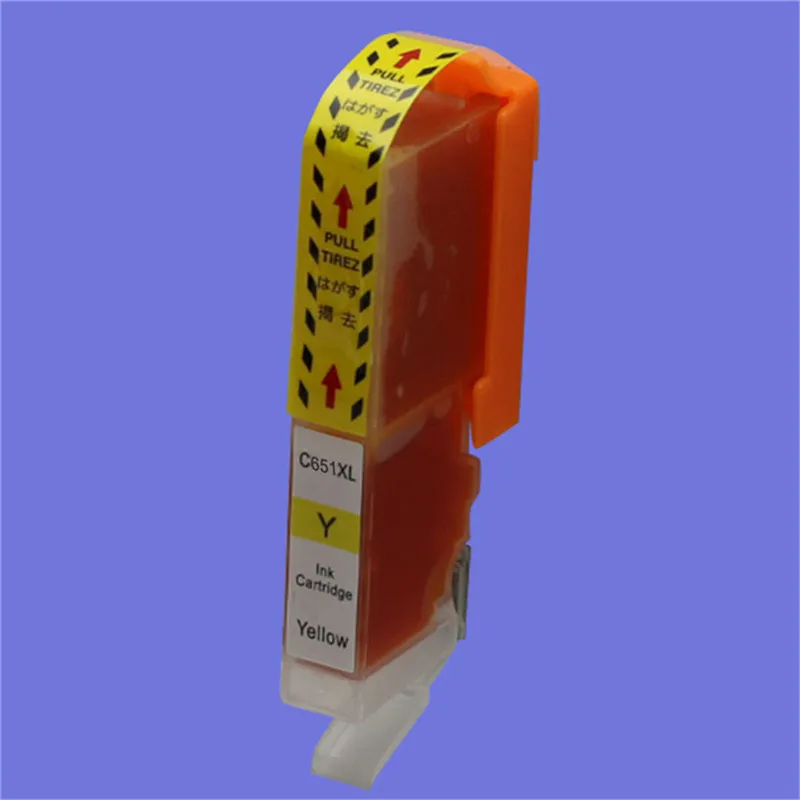 Картридж чернил для принтера PGI 650 650XL CLI 651 651XL совместимый с Canon PIXMA MG5460 MG5560 MG6360 MG6460 26 мл черный 15 мл цветной.