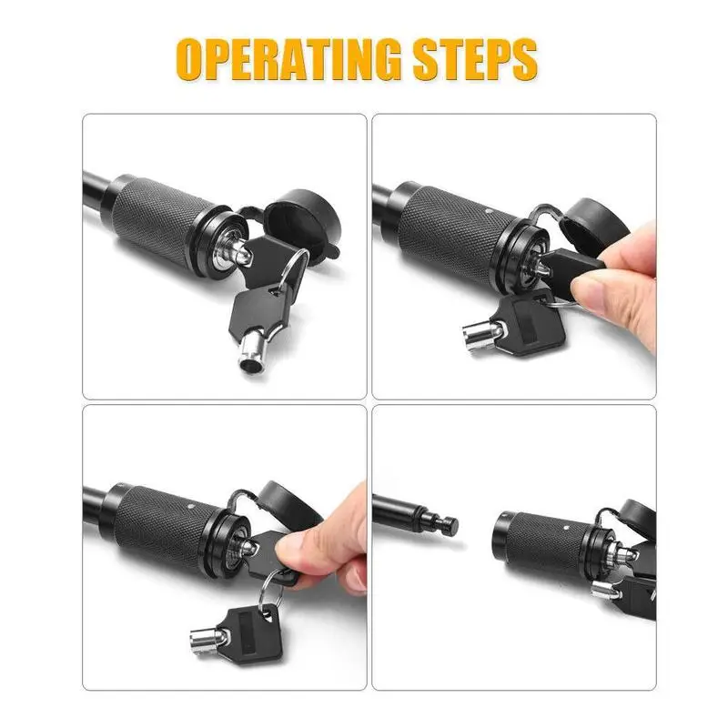 

Upgrade 5/8 in Hitch Pin Lock w/Keys For RV Truck Tow Universal Receiver Trailer I6U3