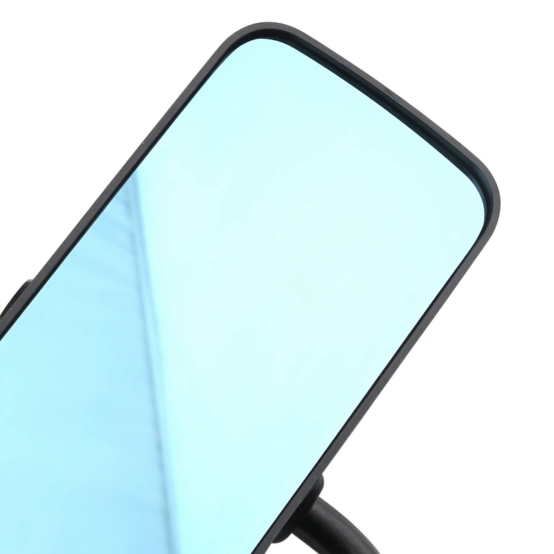 

2Pcs F1 Style Bright Black Auto Car Side Blue Rearview Mirror Metal Bracket Universal