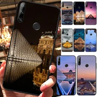 louvre landscape coque shell phone case for huawei y5 y6 y7 y9 prime pro ii 2019 2018 honor 8 8x 9 lite view9