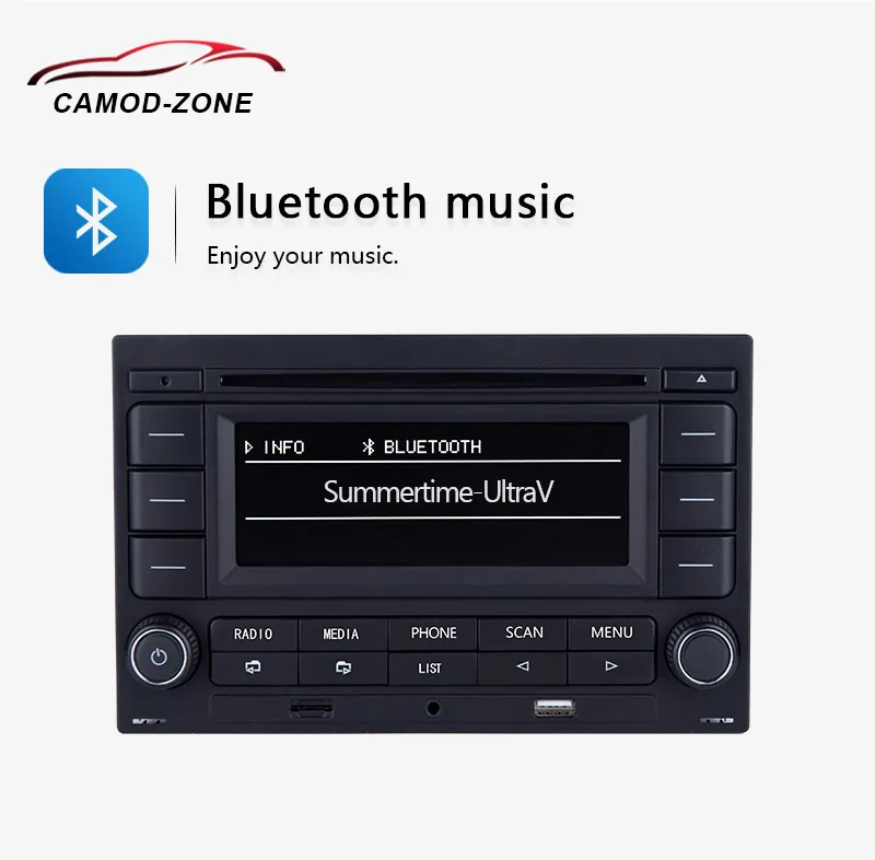 Автомагнитола Bluetooth RCN210 CD-плеер USB MP3 AUX 31G 035 185 для VW Polo 9N Golf Jetta MK4 Passat B5 RCN 210