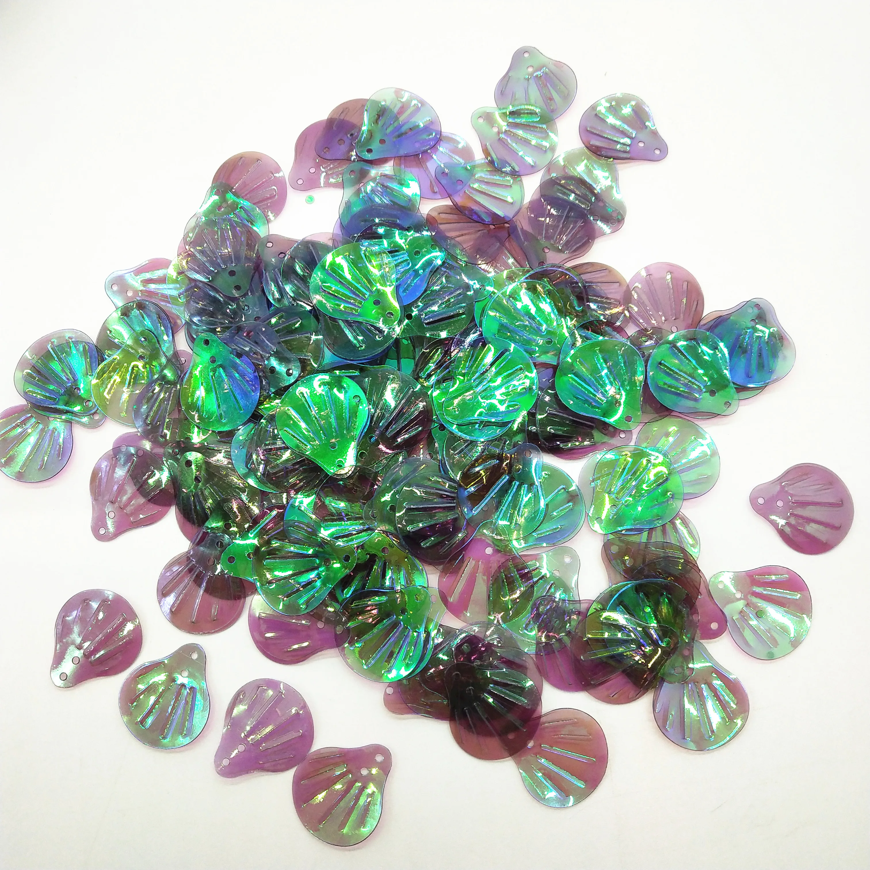 400 шт. 18 мм большая оболочка блестки россыпью из ПВХ для рукоделия Швейные