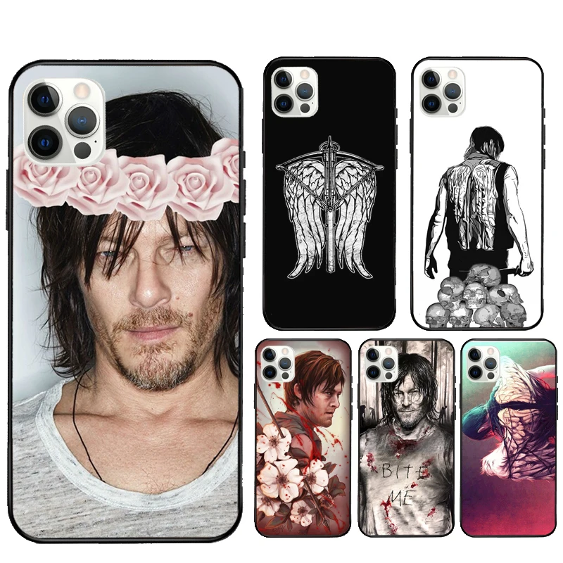 Ходячие мертвецы Дэрил Диксон чехол для телефона iPhone 11 13 Pro Max 12 mini 6S 7 8 Plus X XS SE 2020 XR