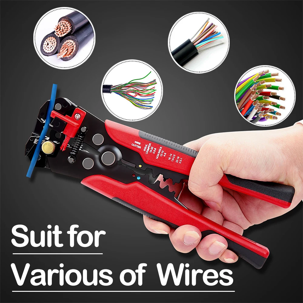 Плоскогубцы для зачистки кабеля инструменты ручные обжимные клещи 0 2-6 мм