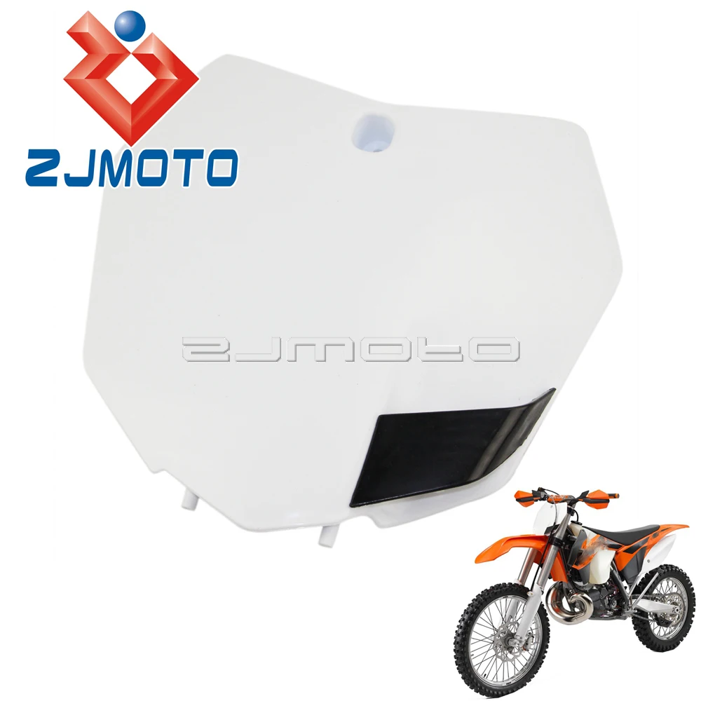ZJMOTO Мотокросс спереди имя номерной знак для 350 SX-F 250 SX 2013-15 Dirt Bike Enduro MX белый |